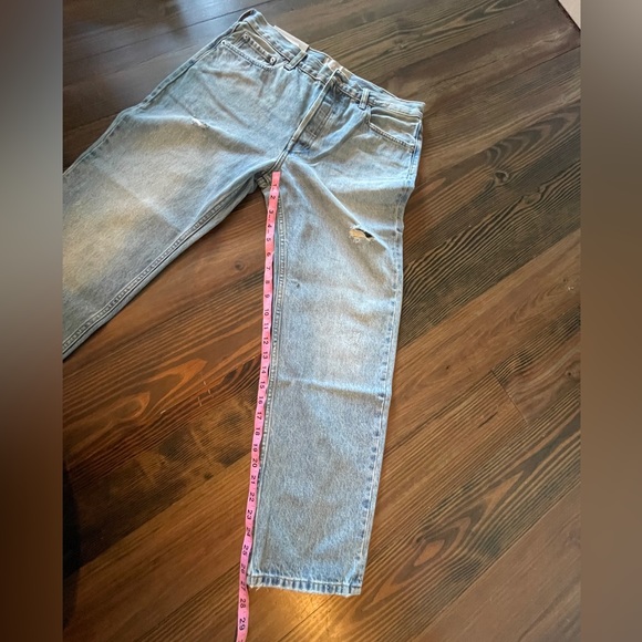 NWT Everlane Rigid Slouch Jean. Wash: Broken-in Blue. Size: 28 - Picture 10 of 12